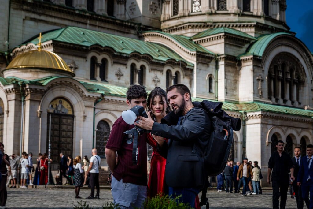 Mariyan Demirev behind the scenes